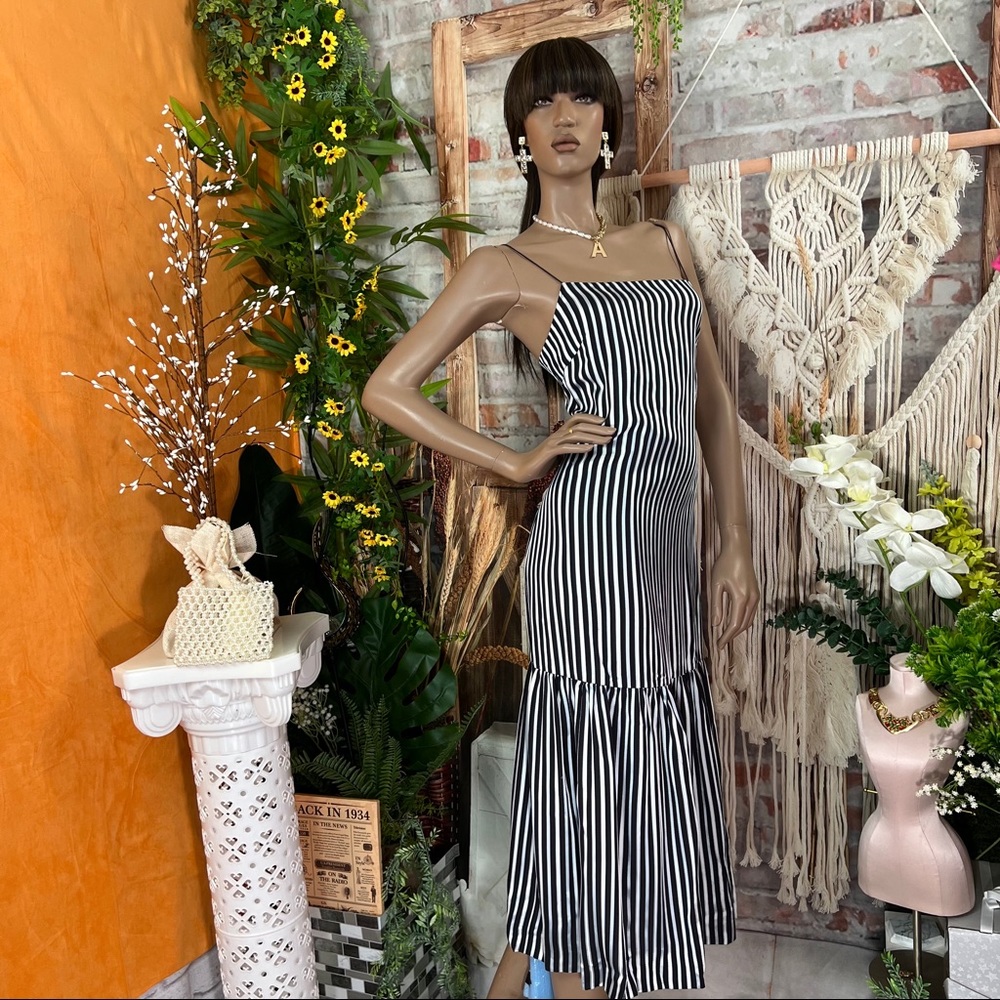 Elizabeth & James Navy combo, Jewel. Midi dress - Picture 5 of 16